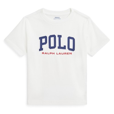 юношеска,тениска,детски,3/4,панталони,polo,ralph,lauren,varsity,logo,t,shirt,juniors,paper,white