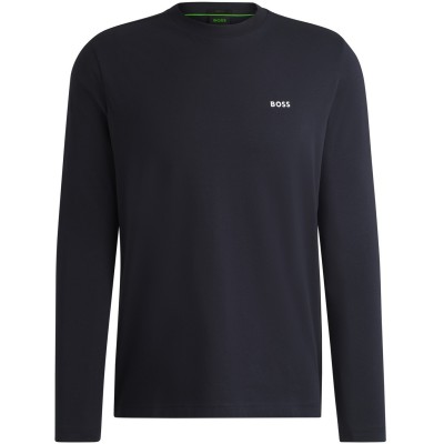 тениска,мъжки,тениски,boss,hbg,long,t,shirt,with,iconic,logo,dark,blue,402