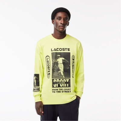 тениска,облекла,на,разпродажба,мъжки,тениски,lacoste,long,sleeve,training,t,shirt,limeira,black
