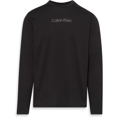 мъжки,тениски,calvin,klein,calvin,ls,crew,t,sn54,black