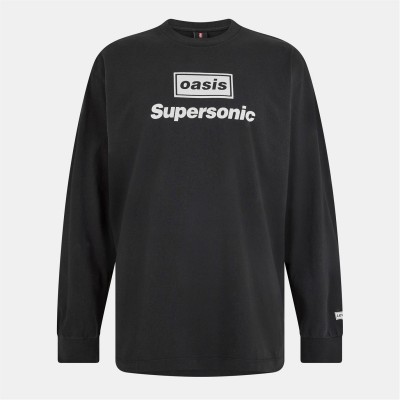 тениска,мъжки,тениски,levis,x,oasis,levis,oasis,l,s,tee,sn54,black