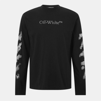 тениска,облекла,на,разпродажба,мъжки,тениски,off,white,off,skate,ls,tee,sn99,black,white