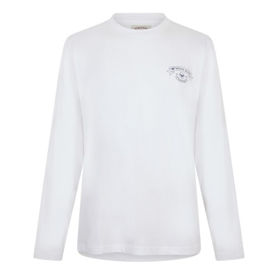 тениска,облекла,на,разпродажба,мъжки,тениски,emporio,armani,men's,long,sleeve,t,shirt,black