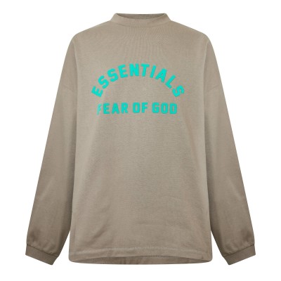 тениска,мъжки,тениски,fear,of,god,essentials,men,s,long,sleeve,t,shirt,seal