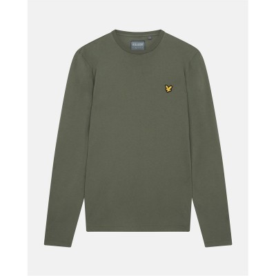 облекла,на,разпродажба,мъжки,тениски,lyle,and,scott,lyle,lng,slve,top,sn99,cactus,green