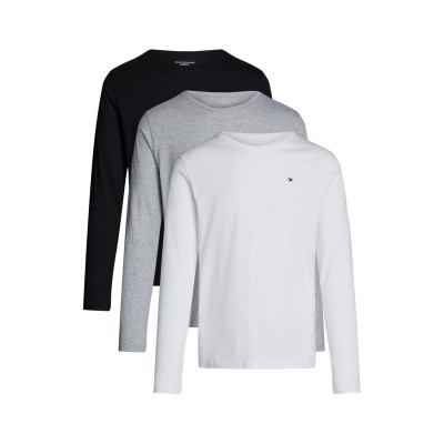 тениска,облекла,на,разпродажба,мъжки,тениски,tommy,hilfiger,3,pack,of,long,sleeved,baselayer,t,shirts,wht,blk,gry,05f