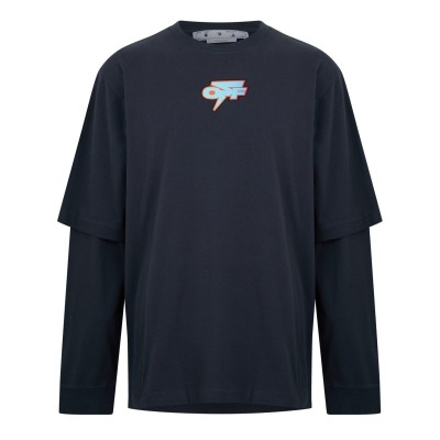 тениска,облекла,на,разпродажба,мъжки,тениски,off,white,degrade,thund,skate,layered,t,shirt,blue
