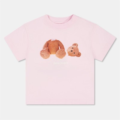 юношеска,тениска,детски,3/4,панталони,palm,angels,junior,bear,t,shirt,pink,3b03