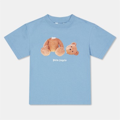 юношеска,тениска,детски,3/4,панталони,palm,angels,junior,bear,t,shirt,blue,4260