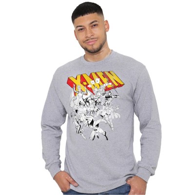 тениска,облекла,на,разпродажба,дамски,тениски,дамски,топове,marvel,comics,unisex,long,sleeve,t,shirt,x,men,retro