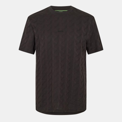 тениска,мъжки,тениски,boss,men,s,mirror,cotton,short,sleeve,moisture,managing,t,shirt,black,001