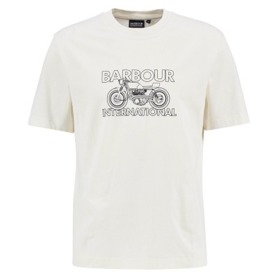 тениска,мъжки,тениски,barbour,international,mens,cowl,motorbike,graphic,t,shirt,whisper,white