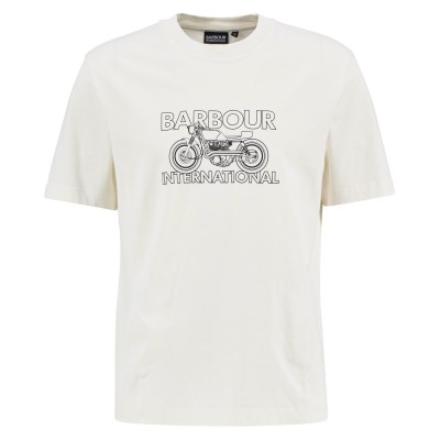 тениска,мъжки,тениски,barbour,international,mens,cowl,motorbike,graphic,t,shirt,whisper,white