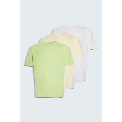 облекла,на,разпродажба,мъжки,тениски,native,youth,multi,pk,t,sn99,green,whit,stne