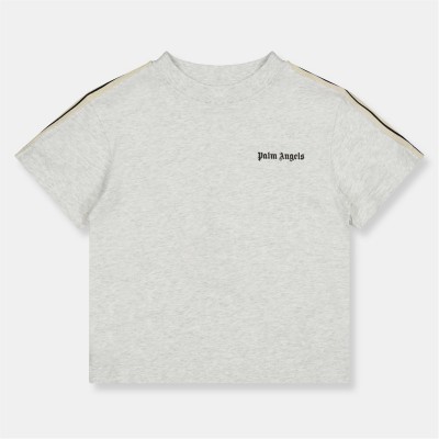 тениска,детски,3/4,панталони,palm,angels,unisex,regular,fit,t,shirt,grey,marl,0810