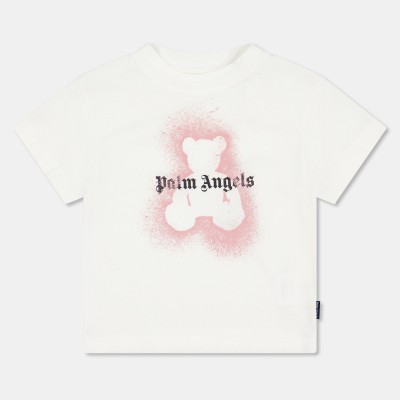 детска,тениска,palm,angels,unisex,kids,t,shirt,wht,pnk,0330