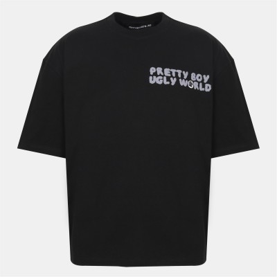 тениска,облекла,на,разпродажба,мъжки,тениски,pretty,boy,ugly,world,mens,regular,fit,t,shirt,black,grey