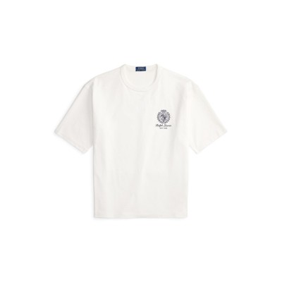 блуза,с,яка,облекла,на,разпродажба,мъжки,тениски,polo,ralph,lauren,polo,crest,tee,sn62,white