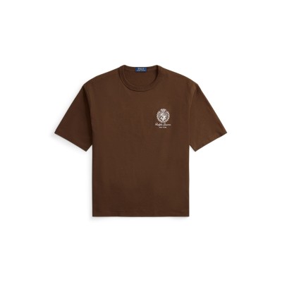 блуза,с,яка,облекла,на,разпродажба,мъжки,тениски,polo,ralph,lauren,polo,crest,tee,sn62,branch,brown