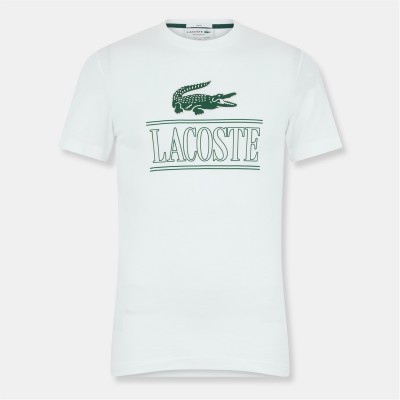 облекла,на,разпродажба,мъжки,тениски,lacoste,croc,tee,white