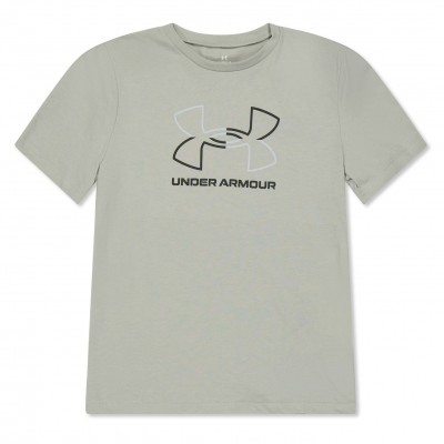 тениска,разпродажба,under,armour,детски,3/4,панталони,детски,тениски,under,armour,kids',foundation,short,sleeve,regular,fit,t,shirt,titanium,green