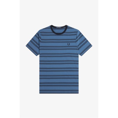 тениска,облекла,на,разпродажба,мъжки,тениски,fred,perry,fine,stripe,t,shirt,midnight,r21