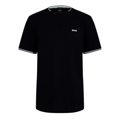 тениска,облекла,на,разпродажба,мъжки,тениски,boss,men's,hbg,taul,regular,fit,t,shirt,black