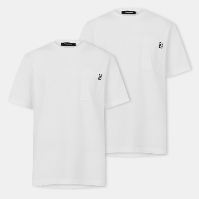 тениска,мъжки,тениски,dsquared2,men,s,soft,breathable,t,shirt,white,white