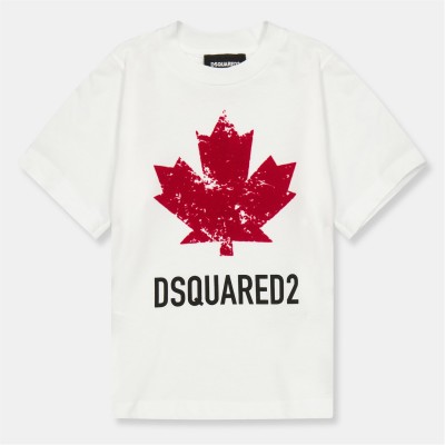 тениска,детски,3/4,панталони,dsquared2,kids',t,shirt,wht,red,dq100
