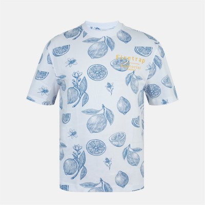 мъжки,тениски,firetrap,fruit,aop,t,sn61,white