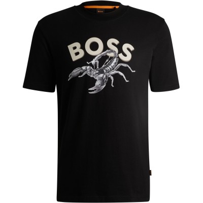 тениска,мъжки,тениски,boss,bossfish,cotton,t,shirt,black,001