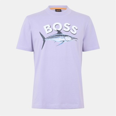 тениска,облекла,на,разпродажба,мъжки,тениски,boss,bossfish,cotton,t,shirt,open,purple