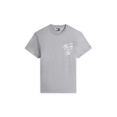тениска,мъжки,тениски,tommy,jeans,back,flag,logo,t,shirt,sig,city,grey