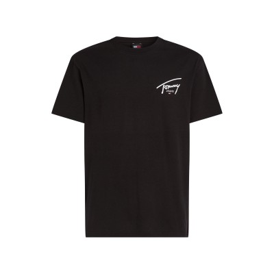 чорапи,всички,чорапи,мъжки,тениски,tommy,jeans,back,flag,logo,t,shirt,sig,black