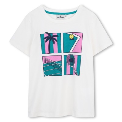 тениска,детски,3/4,панталони,детски,тениски,kids,around,kids,ar,ss,t,shirt,jn63,cream