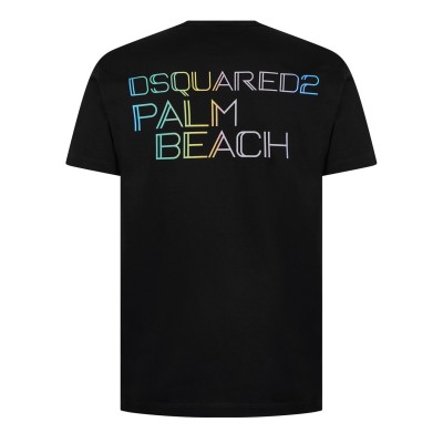 dsquared2,logo,tee,black