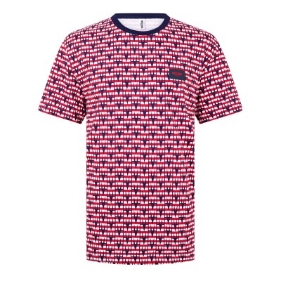 тениска,мъжки,тениски,moschino,men's,u,monogram,regular,fit,t,shirt,multi,blue