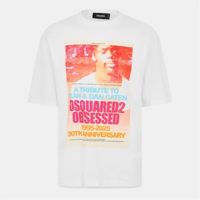 тениска,облекла,на,разпродажба,мъжки,тениски,dsquared2,men's,oversized,t,shirt,white