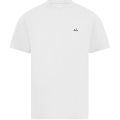 тениска,облекла,на,разпродажба,мъжки,тениски,cp,company,men's,regular,fit,basic,t,shirt,gauze,white,103