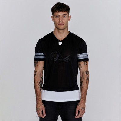 мъжка,тениска,мъжки,тениски,siksilk,sports,t,shirt,mens,black