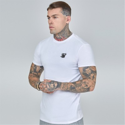мъжка,тениска,мъжки,тениски,siksilk,essentials,t,shirt,mens,white