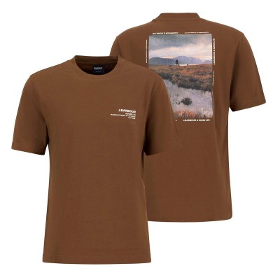 тениска,мъжки,тениски,barbour,mens,parkend,graphic,t,shirt,umber