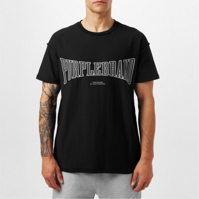 тениска,мъжки,тениски,purple,brand,logo,t,shirt,black