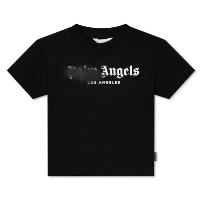 детска,тениска,palm,angels,unisex,kids,spray,t,shirt,black,black