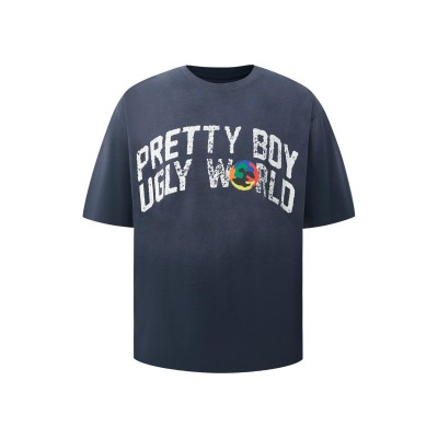 мъжка,тениска,мъжки,тениски,pretty,boy,ugly,world,the,pretty,boy,ugly,world,cotton,short,sleeve,crew,neck,t,shirt,mens,wash,blue