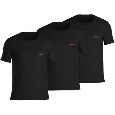 тениска,мъжки,пижами,hugo,3,pack,of,pyjama,t,shirts,black,001
