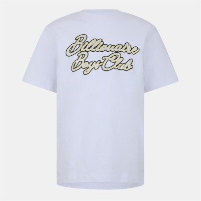 тениска,мъжки,тениски,billionaire,boys,club,diamond,script,logo,t,shirt,white