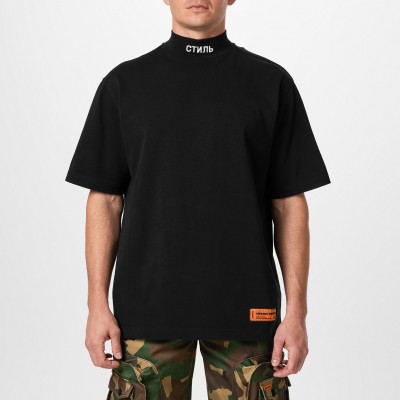тениска,мъжки,тениски,heron,preston,ctmnb,turtleneck,t,shirt,black,white