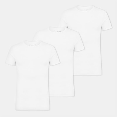 тениска,облекла,на,разпродажба,мъжки,тениски,lacoste,3pck,t,shirt,sn99,white