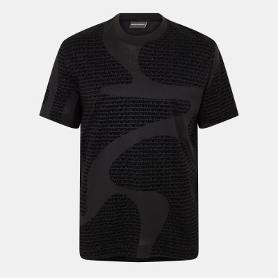 тениска,мъжки,тениски,emporio,armani,men,s,regular,fit,t,shirt,black,fc242